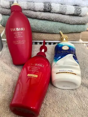 two fire hydrants sitting on the floor in front of towels at \u5168\u65b0\u88c5\u4fee\u5357\u54c1\u5dddhaven\u6625 in Tokyo