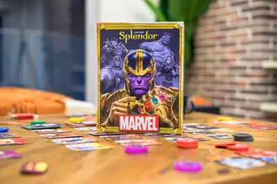 a can of marvel captain america is sitting on a table at Origami-ya Stay Akari - Luxury Asakusa Penthouse in Tokyo
