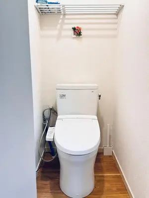 a bathroom with a white toilet in a room at Ikebukuro\u4e2d\u5ddd5E -TS0036 in Tokyo