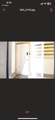 a picture of a white door with a window at 130Ｍ2 Entire House Max 12 Guests Entire House 5 min to Ikebukuro Perfect for Groups & Families in Tokyo