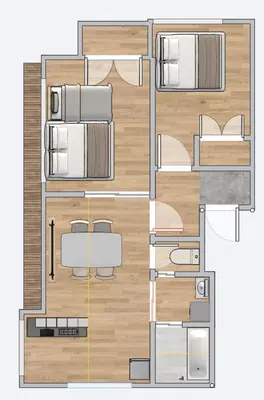 a drawing of a floor plan of a house at SEIRYU Bldg in Tokyo