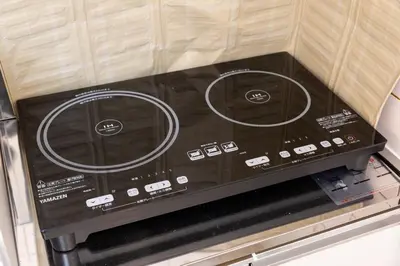 a close up of a stove top oven at Stay in the most popular city for young people in Japan in Tokyo