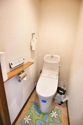 a small bathroom with a toilet in a room at Alice\u5c0f\u5c4b601 in Tokyo