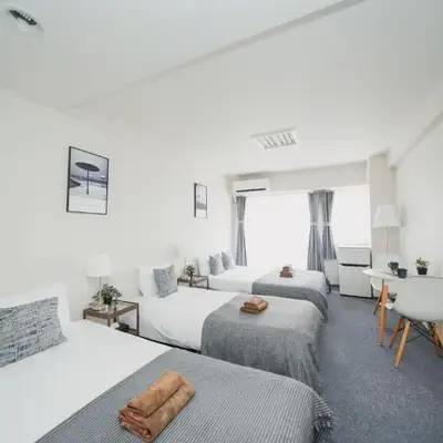 4 minutes walk from Shibuya Station 3 beds