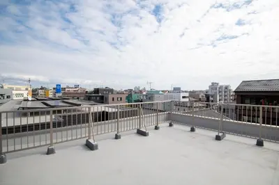 a view of the city from the roof of a building at Oceans Residence Urayasu - Vacation STAY 18420 in Tokyo