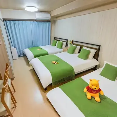 Room 202 Nishi-Shinjuku Gochome 9 minutes walk 40 square meters Sleeps up to 6 people