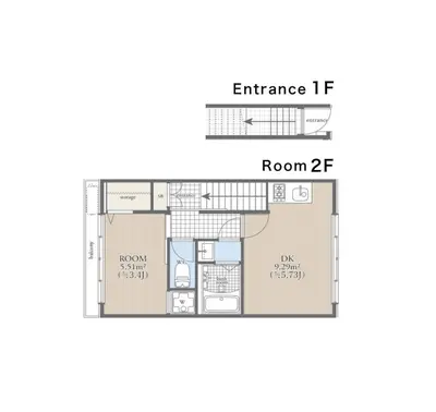 a floor plan of a house at SSr\u5927\u548c\u753a1\u4e01\u76ee in Tokyo