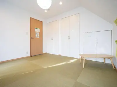 an empty room with a table and a door at FAMILIA OMORIKAIGAN - Vacation STAY 18448 in Tokyo