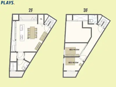a plan and a floor plan of aominium at \u30d7\u30e9\u30a4\u30e0\u30c6\u30e9\u30b9\u4e0a\u6c60\u53f05\u4e01\u76ee in Tokyo