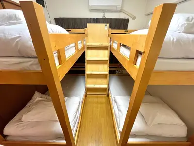 a bunk bed room with two bunk beds at S,F, Heights - Vacation STAY 18516 in Tokyo