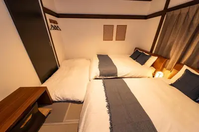 a room with two beds in a room with at ONLY YOU HOTEL - Vacation STAY 02976v in Tokyo