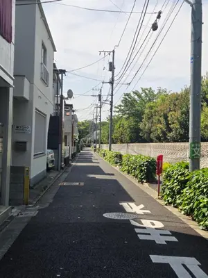 an empty street in akihabariachiachifecturefecture with a street sign at Kichi in Tokyo