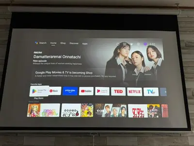 a television screen with a website on it at PremiumStay Komagome in Tokyo