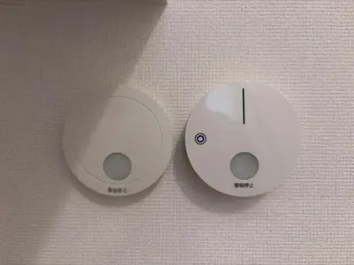a dvd player sitting on the side of a wall at Ueno new villa in Tokyo