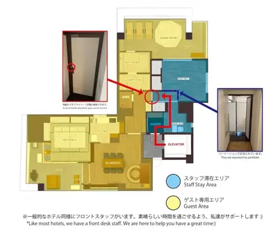 a diagram of a floor plan with a missing door at \u6753 shakku\u795e\u4fdd\u753a in Tokyo