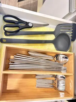 a drawer with a bunch of utensils in it at Y-Shinjuku City, Okubo 5F-SJ0070 in Tokyo