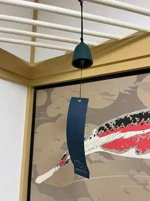 a painting of a knife hanging from a ceiling at 1\uff0d54\uff0d8 - Vacation STAY 61773v in Tokyo