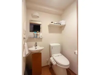 a small bathroom with a toilet and a sink at ARSTAY Ikebukuro - Vacation STAY 65934v in Tokyo