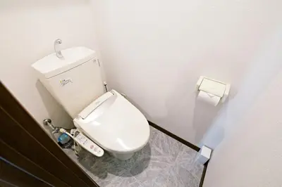 a small bathroom with a toilet and a sink at Muse\u516b\u5e832F in Tokyo