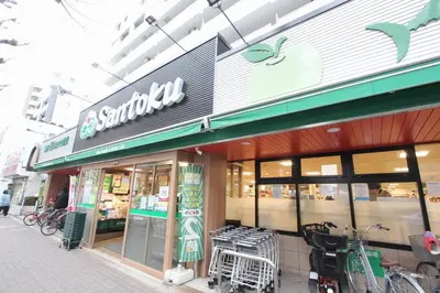 a store front of a store with tables and chairs at HOTEL LUANA in NISHIKI in Tokyo