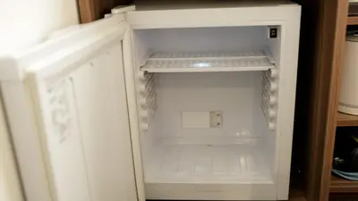 an empty white refrigerator with its door open at Tokyo Inn - Vacation STAY 26689v in Tokyo