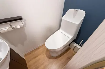a bathroom with a white toilet and a sink at \u697d\u9038 026t in Tokyo