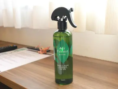 a green spray bottle sitting on a table at Tokyo Inn - Vacation STAY 74544v in Tokyo