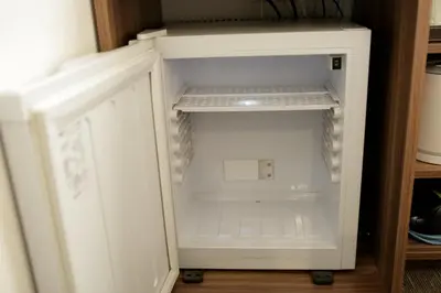 an empty white refrigerator with its door open at Tokyo Inn - Vacation STAY 74555v in Tokyo
