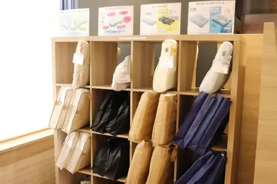 a shelf filled with umbrellas in a room at Tokyo Inn - Vacation STAY 74555v in Tokyo