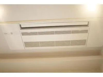 a white ceiling air conditioner in a room at MIYAVI hotel - Vacation STAY 75566v in Tokyo