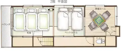 a floor plan of a room with at \uff26\uff55\uff57\uff41\uff26\uff55\uff57\uff41 in Tokyo