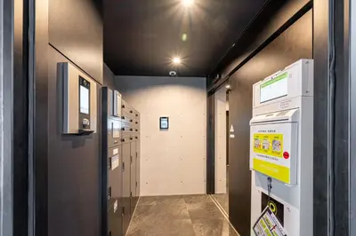 a hallway of a hospital with a machine at TOKYO SHIBA Retreat 3427 in Tokyo
