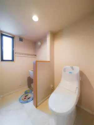 a bathroom with a white toilet in a room at Miyabi Inn-Higashi Koiwa in Tokyo