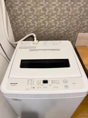 a washing machine sitting on top of a counter at STS-Toyama house-SJ0188 in Tokyo