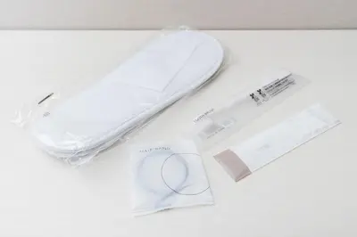 a white electronic device sitting on top of a table at Latte Oshiage Comfort Stay, 10min walk to Tokyo Skytree in Tokyo