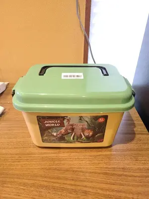 a lunch box sitting on top of a table at NEW Renovated Traditional Japanese House in Sumida in Tokyo