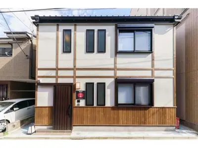 a house with a door and a car in front of it at YADOYA Ryusenjicho - Vacation STAY 86915v in Tokyo