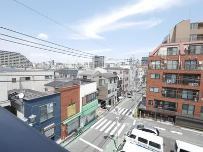 an aerial view of a city street with buildings at CasaN 402 in Tokyo