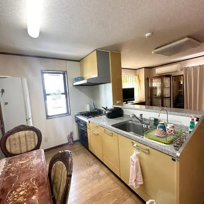 a kitchen with a sink and a counter top at ookubo hills Unique 3 Bedroom House in Shinjuku area in Tokyo