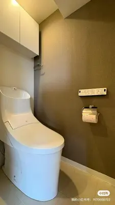 a bathroom with a white toilet in a room at Cozy corner in Tokyo