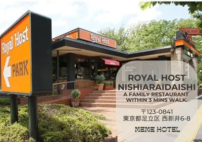 a sign in front of a renovated lost restaurant at MEME Villa 5BR - 3 Separate Toilets & 3 Showers - 10Gbps Wifi in Tokyo