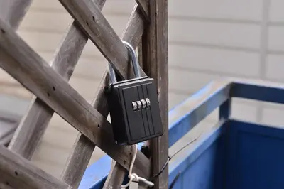 a metal fence with a electrical box on it at Aoi Bld 2F in Tokyo