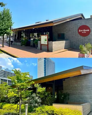 a collage of two pictures of a building at Higashi-Ikebukuro Japanese Style in Tokyo
