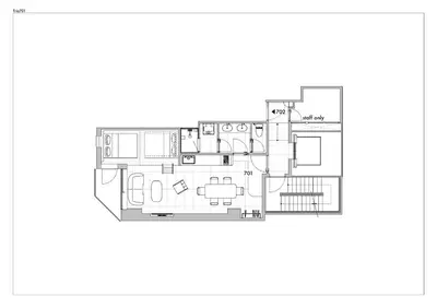 a floor plan of a house at illi Tria Shibuya in Tokyo
