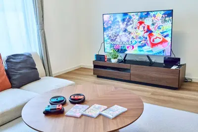a living room with a table with toys on it at Villa Sumida Five in Tokyo