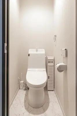 a bathroom with a white toilet in a stall at itabashi-ku5 minutes to station 103 in Tokyo