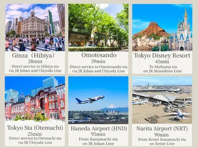 a collage of pictures of different cities at \u30df\u30ce\u30eb\u30d0\u91d1\u753a in Tokyo
