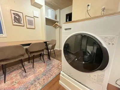 a kitchen with a toaster oven in a room at OPEN SALE! Stylish Stay near AKIHABARA! May2025 Open! \u79cb\u8449\u539f CORE HOTEL in Tokyo