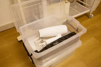 a plastic container with a toilet paper dispenser in it at \u30b9\u30ab\u30a4\u30d4\u30a2\u9ad8\u7802 201 in Tokyo