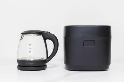 a coffee maker with a glass jar next to it at Anime2 in Tokyo